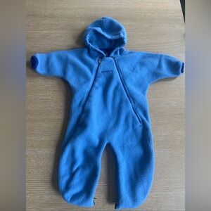 Patagonia fleece baby bunting suit size large